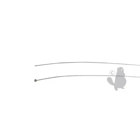 Câble souple universel à embout tonneau de Ø 6 – Longueur totale 2500mm Ø 1,6mm Expédié Aujourd&rsquo;hui