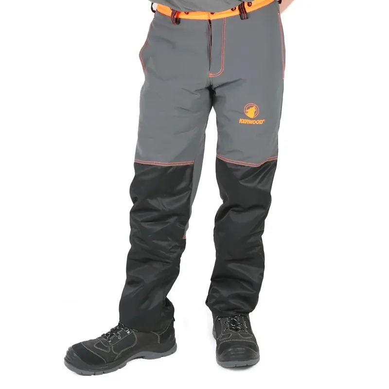 Pantalon protection tronçonneuse taille XXXL Kerwood gris et noir Prix Promo
