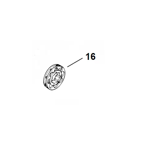 Bague d‘usure PAS 325&Prime; – 7 dents d‘origine STIHL « 0000 642 1236 » Petit Prix