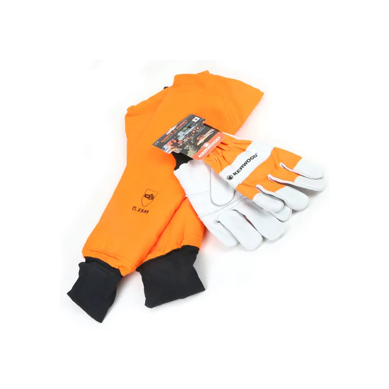 Acheter En Ligne Manchettes protection tronçonneuse avec gants Kerwood. T 9