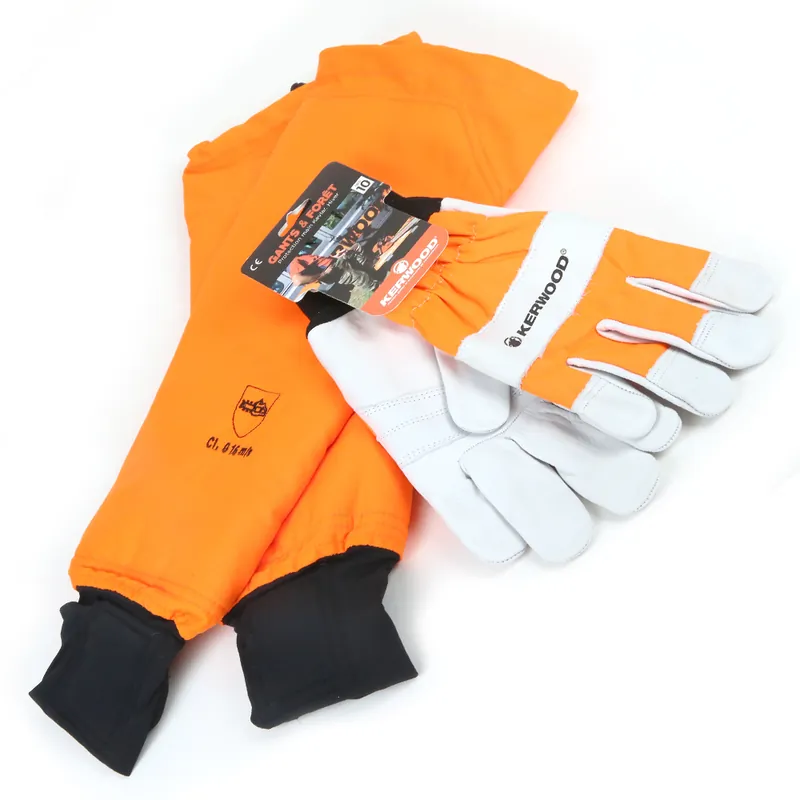 Manchettes protection tronçonneuse avec gants Kerwood. T 10 Satisfait Ou Remboursé