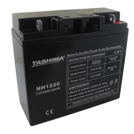 Haute Qualité Batterie motoculture gel/agm TASHIMA 12V, 20A adaptable pour CASTELGARDEN, HONDA et STIGA