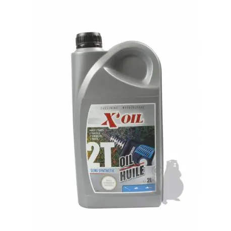 Huile 2 temps Semi-synthèse X‘oil 2 Litres Nouvelle Collection