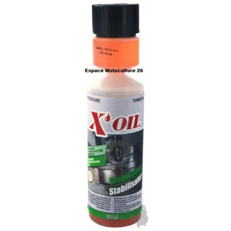 Certifié Stabilisant carburant X‘OIL 250ml – Traite 250 litres de carburant SP 95 ou 98.