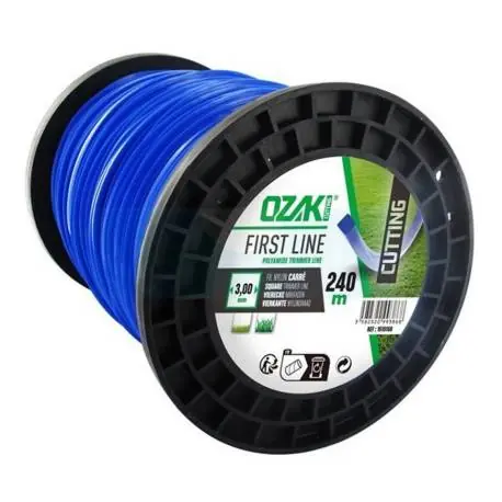Bobine de 120 mètre de fil nylon carré OZAKI – 4,00mm Usine Directe