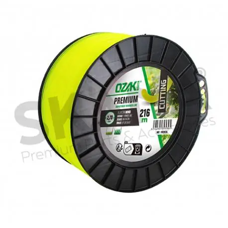 Bobine fil nylon rond de marque OZAKI PREMIUM - Longueur 216m - Ø 2,70mm Commande En Gros
