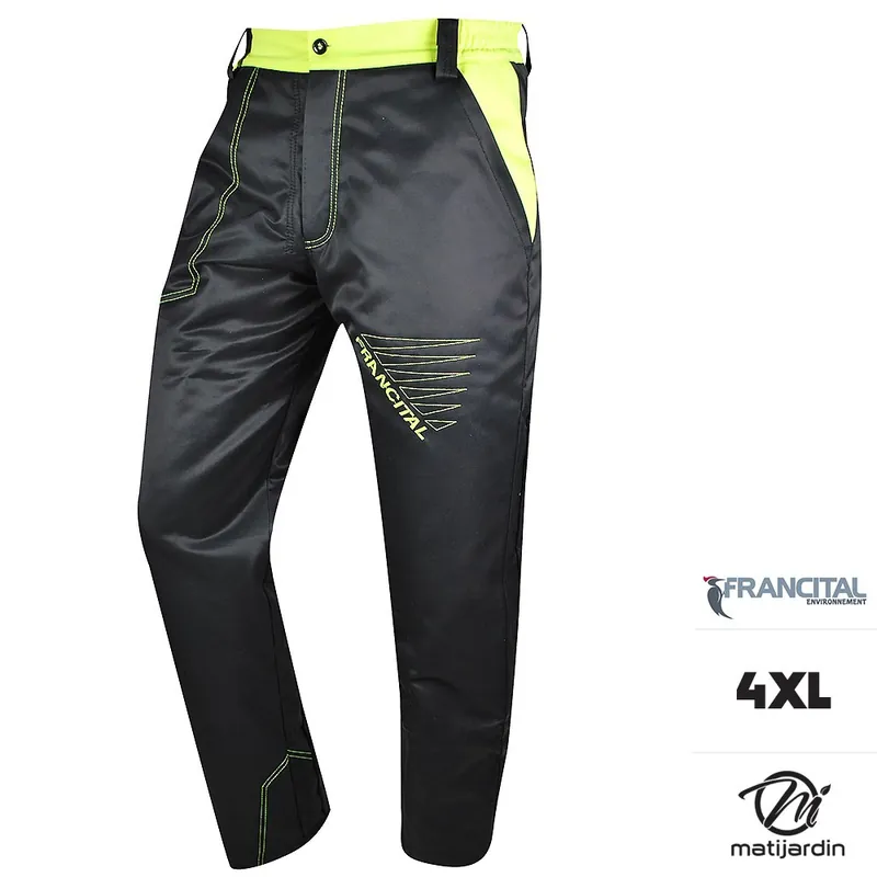 Pantalon protection tronçonneuse taille XXXXL Francital Livraison Express