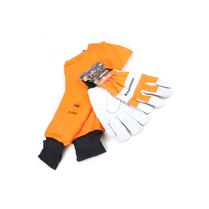 Prix Bas Manchettes protection tronçonneuse avec gants Kerwood. T 11