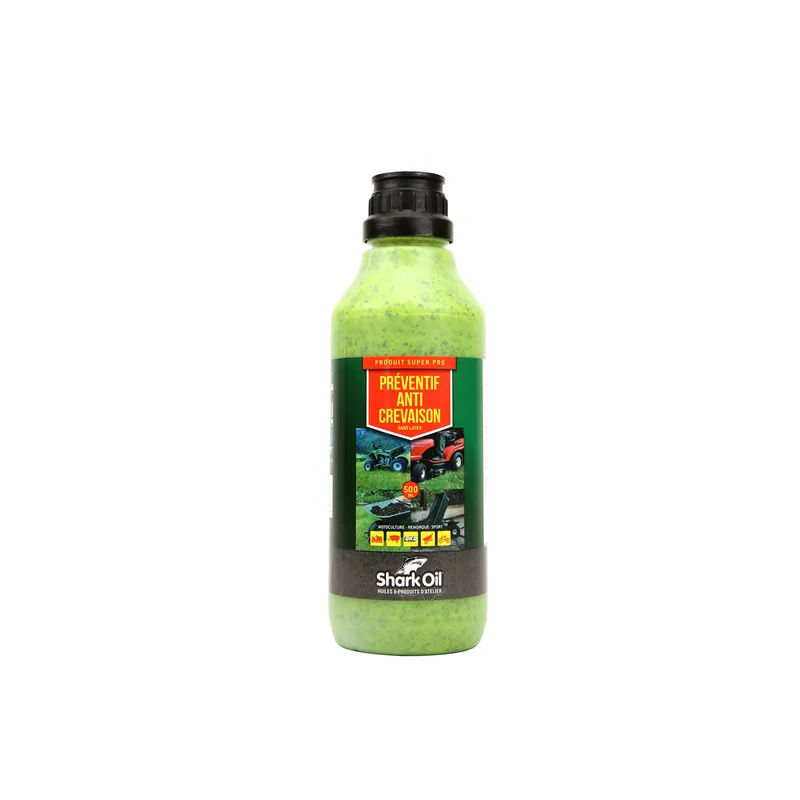 Préventif anti crevaison roue tondeuse Shark Oil OKO super pro 500 ml Marque