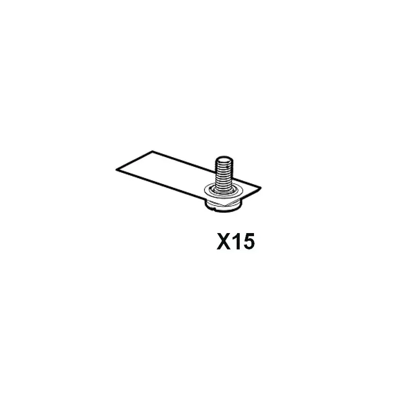 Kit 15 lames robot tondeuse Echo TM1200 Dernière Chance
