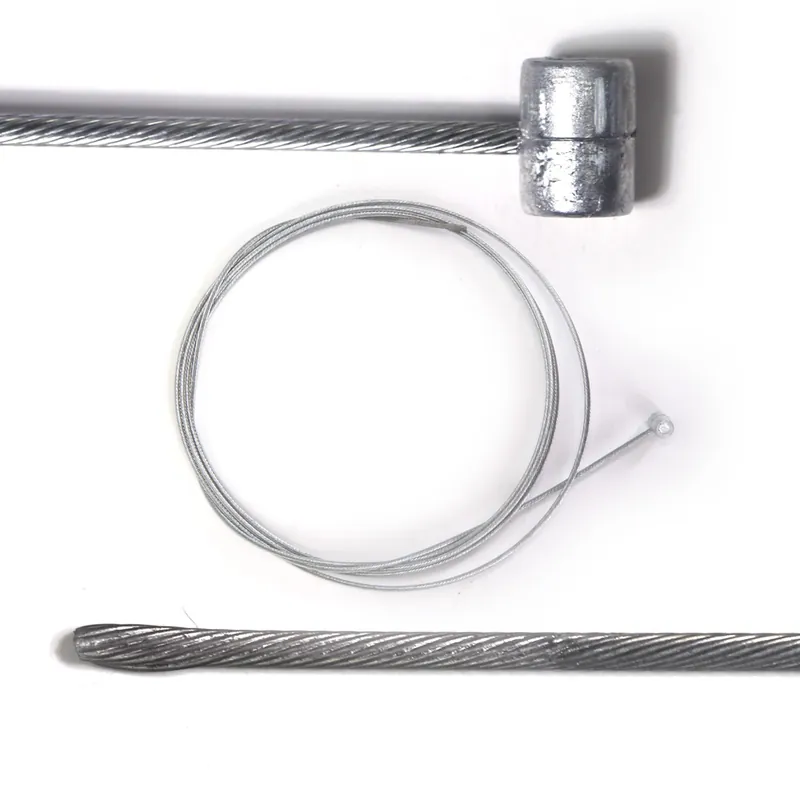 Achat Immédiat Câble souple, corde à piano. Diamètre 2,5 mm. L 2,5 m. Tête 9 x 10 mm