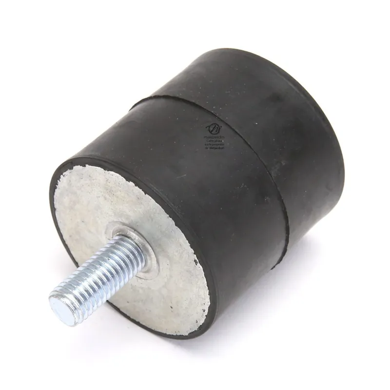 Silent bloc, plot antivibratoire universel 50 x 50 mm. Mâle M10 / Femelle M10 Réduction