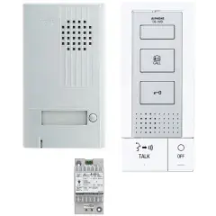 Retour Gratuit Kit portier audio 2 fils intégral mains libres Blanc – AIPHONE – 118712