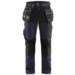 Paiement Sécurisé Pantalon Artisan stretch poches flottantes marine foncé/noir T40L – BLÅKLÄDER – 159918608699C146