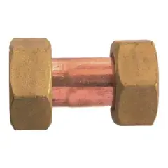 Raccord fou 2 pièces écrou prisonnier femelle 12 /17 laiton – GARIS – D09501B Meilleure Vente