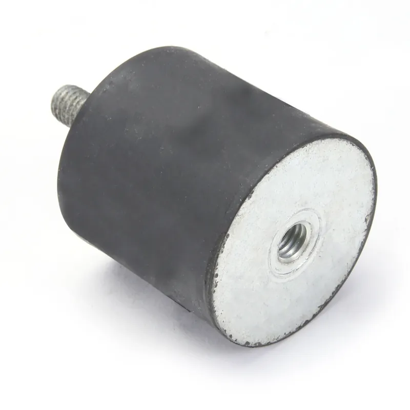 Silent bloc, plot antivibratoire universel 40 x 40 mm. Mâle M8 / Femelle M8 Prix Cassé