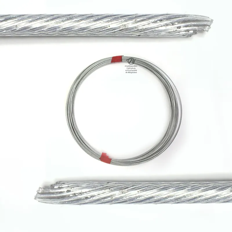 Vente Directe Câble souple, corde à piano. Diamètre 2 mm. Rouleau 25 m