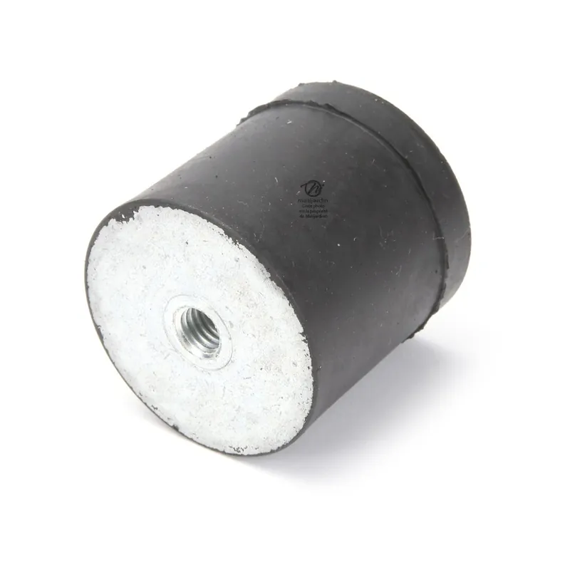 Silent bloc, plot antivibratoire universel 50 x 50 mm. Femelle M10 / Femelle M10 Bon Marché
