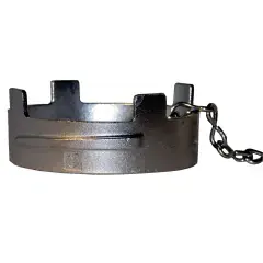 Bouchon symétrique cadenassable avec chainette aluminium DN80 - R.PONS - 1094.529 Seulement Aujourd'hui