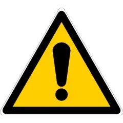 Marque Panneau d‘avertissements 100mm danger général – NOVAP – 4180021