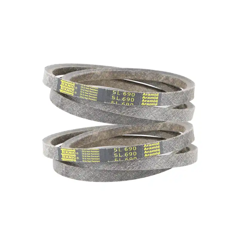 2 courroies tondeuse Tiger Belts 5L690 kevlar trapézoïdale 15,8 x 1753 mm Commander Maintenant