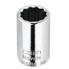 Douilles 1/4&Prime; parois fines 12 pans en pouces 3/8&Prime; – FACOM – RB.3/8 Offre Limitée