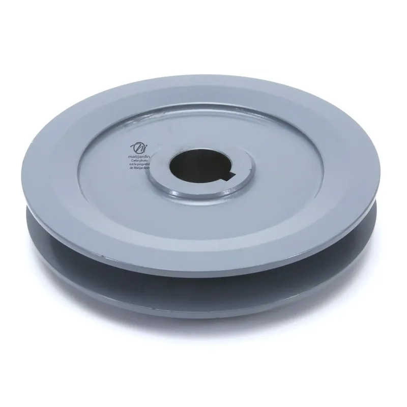 Authentique Poulie pour Bobcat/Ramsomes gorge en V. N°31011B. Ø 146 mm. Largeur 22,5 mm