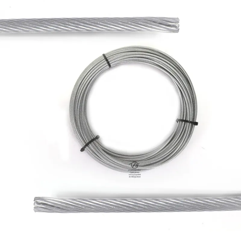 Promotion Câble souple, corde à piano Diamètre 4 mm. Rouleau 25 m