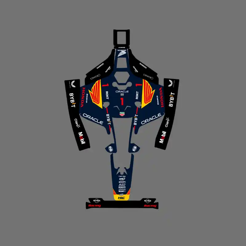 Sticker F1 Honda Edition – Robot de tonte Mammotion LUBA 2 Dernier Modèle