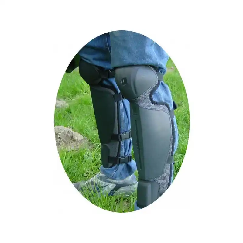 Prix Cassé Protège tibia jambe forestier, débroussaillage, élagage, réglable