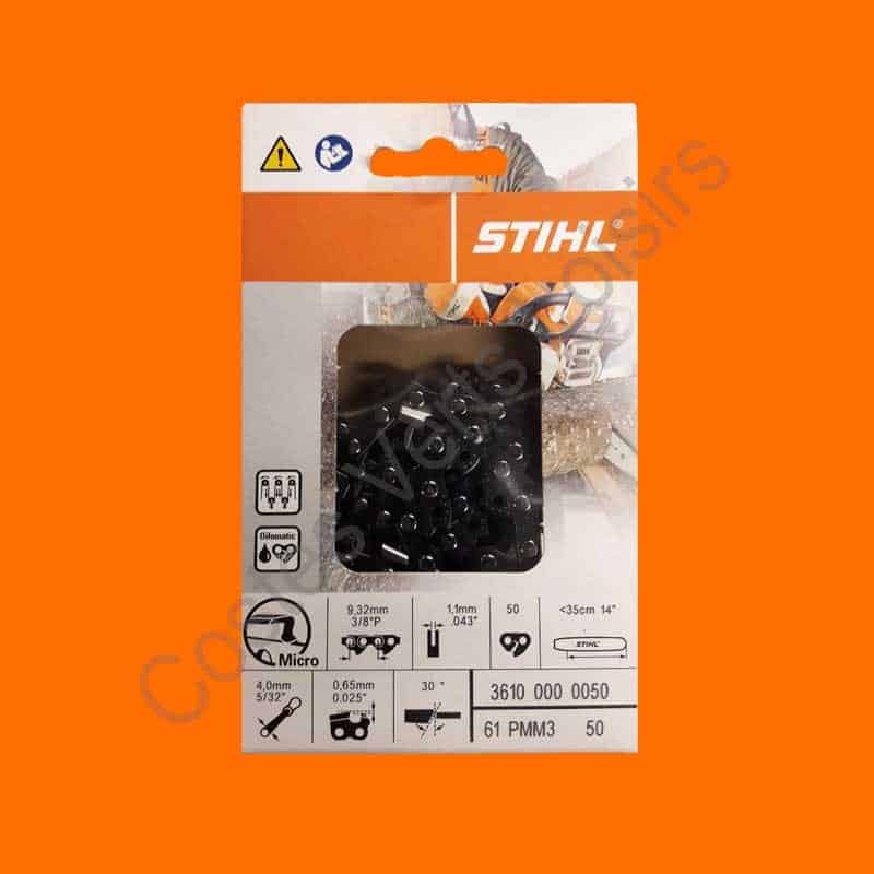Chaîne Demi-ronde STIHL 3610 000 0050 Produit De Marque