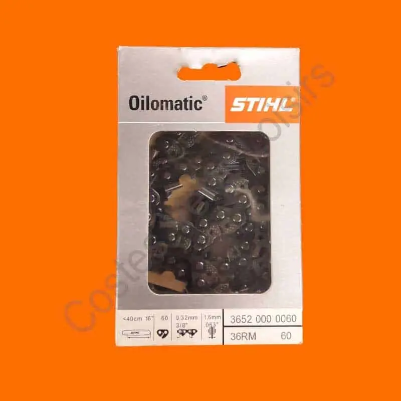Remise Chaîne Demi-ronde STIHL 3652 000 0060