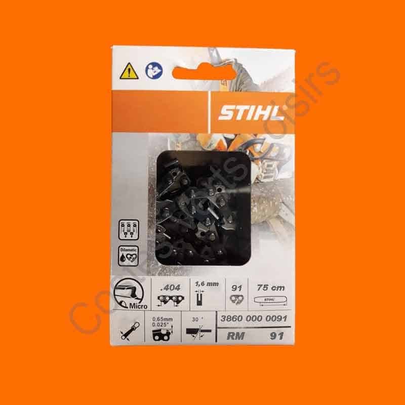 Chaîne Demi-ronde STIHL 3860 000 0091 Expédition Rapide