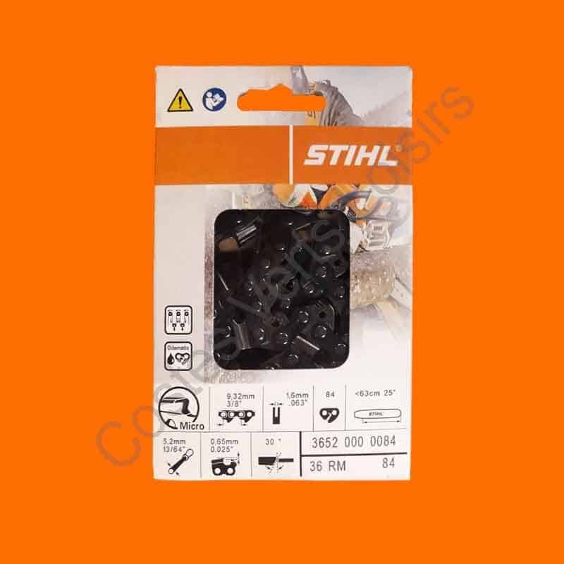 Chaîne Demi-ronde STIHL 3652 000 0084 Marque