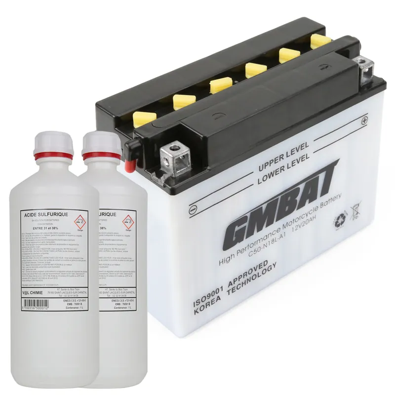 Batterie tondeuse C50-N18L-A1 + acide Achat Immédiat