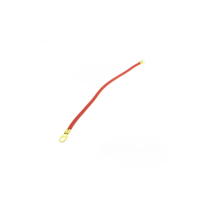 Authentique Câble batterie avec cosses pour tondeuse. Rouge. Longueur 40 cm