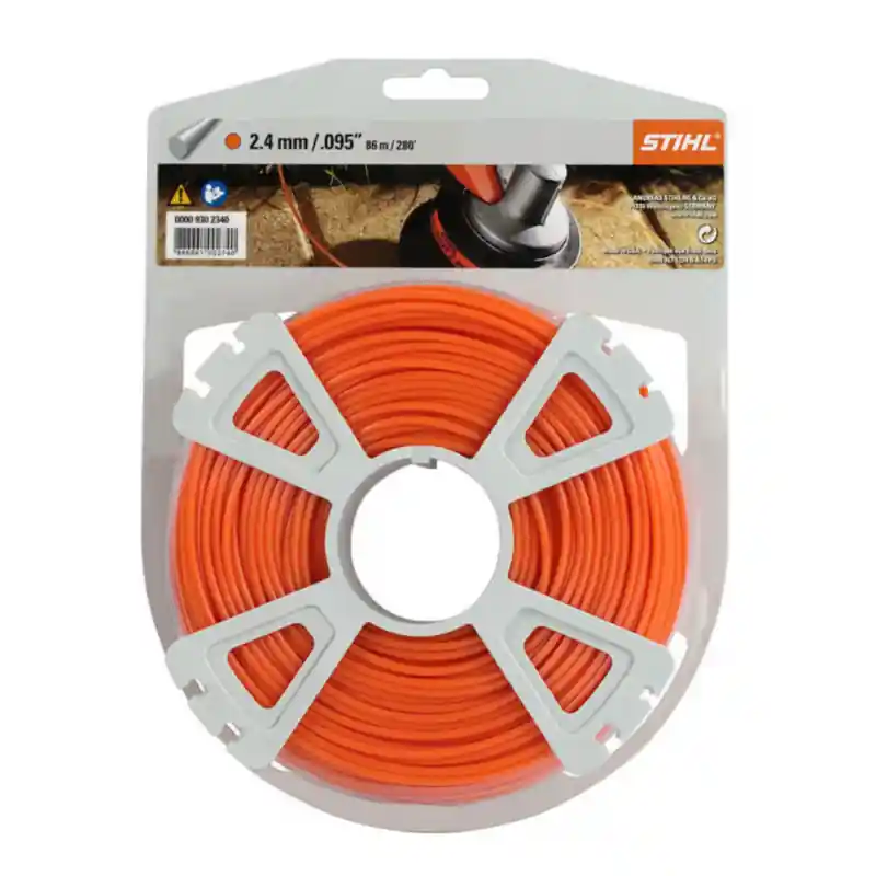 Fil de coupe rond 2,7mm X 65m rouge STIHL Usine Directe