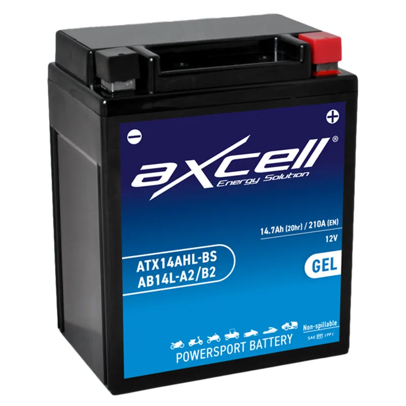 Meilleur Prix Batterie tondeuse gel Axcell ATX14AHL-BS/AB14-A2/B2 14,7 Ah