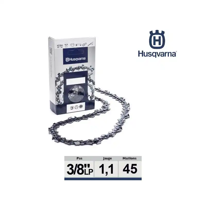 Authentique Chaîne tronçonneuse Husqvarna 3/8 Picco 043 45 dents