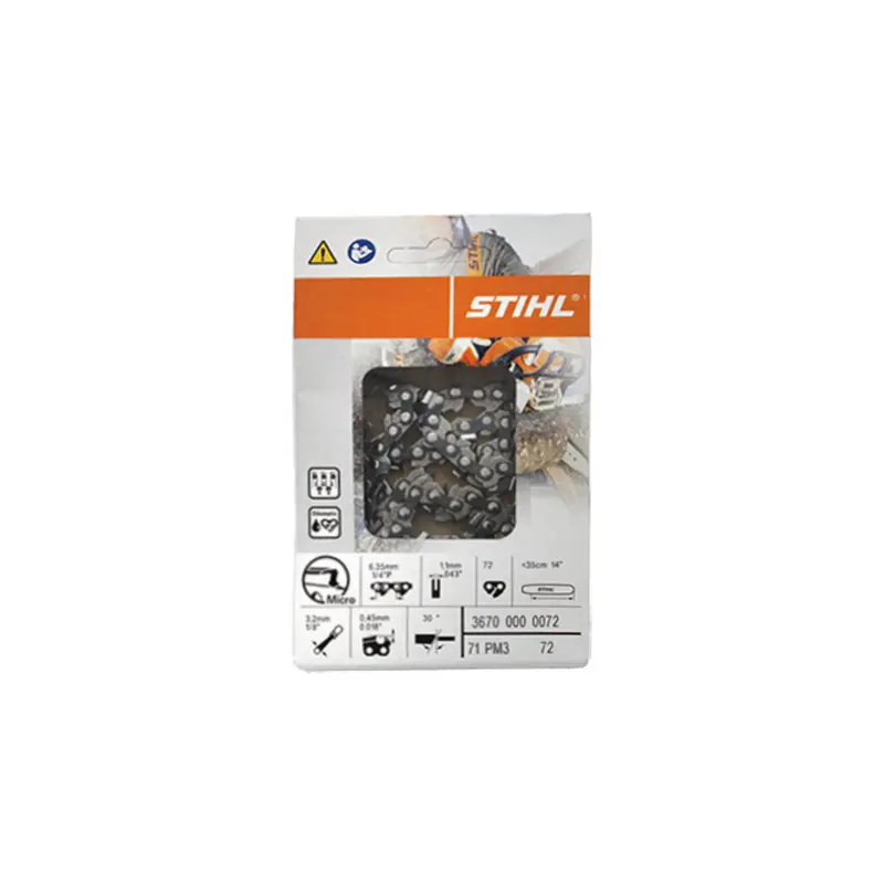 Solde Chaîne tronçonneuse Stihl 1/4 1.1mm 72 dents