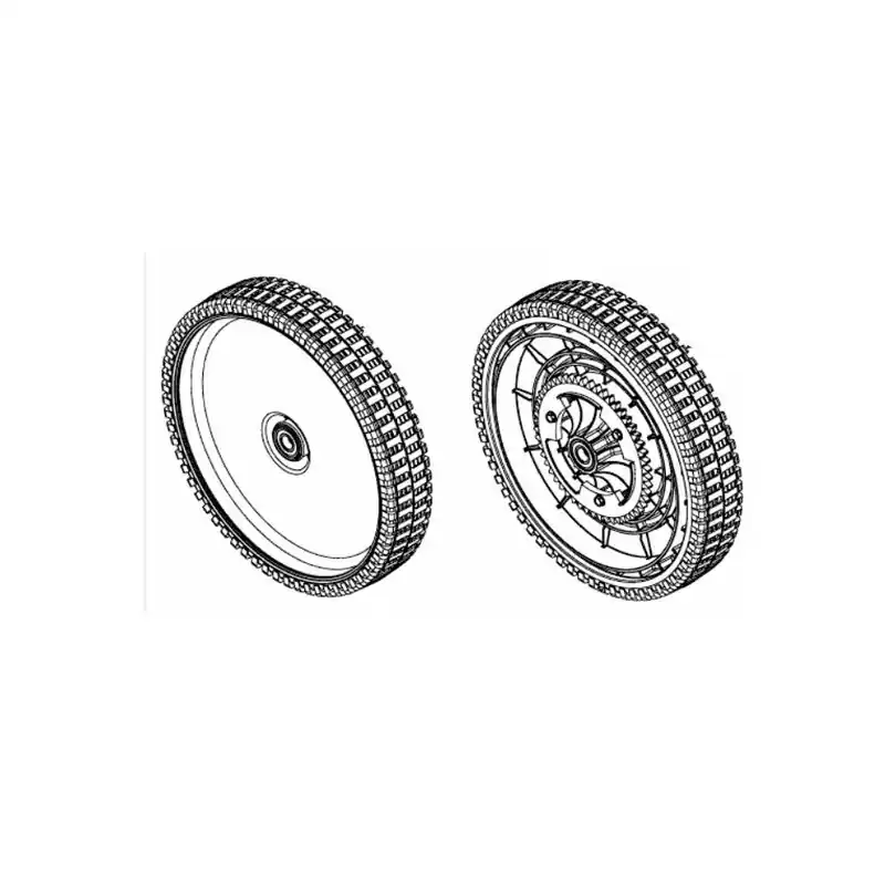 Meilleur Choix Roue arrière tondeuse MTD 53 SPBVHW – 634-05029