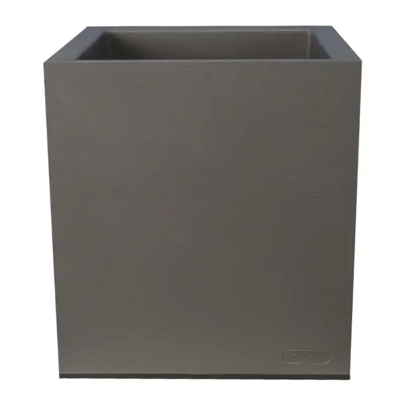 Offre Spéciale Bac Granit 40x40 Gris Riviera, en plastique - Élégance et Durabilité pour plantes