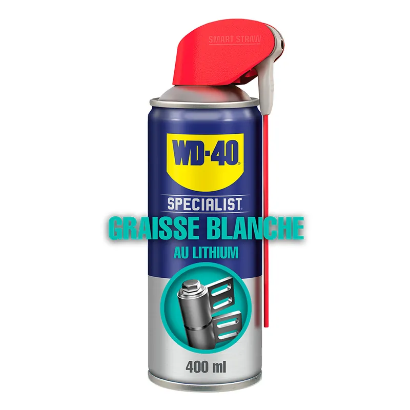 Satisfait Ou Remboursé Dégrippant WD40 Specialist Graisse blanche. 400 ml. Nettoyant, lubrifiant. Protège humidité corrosion