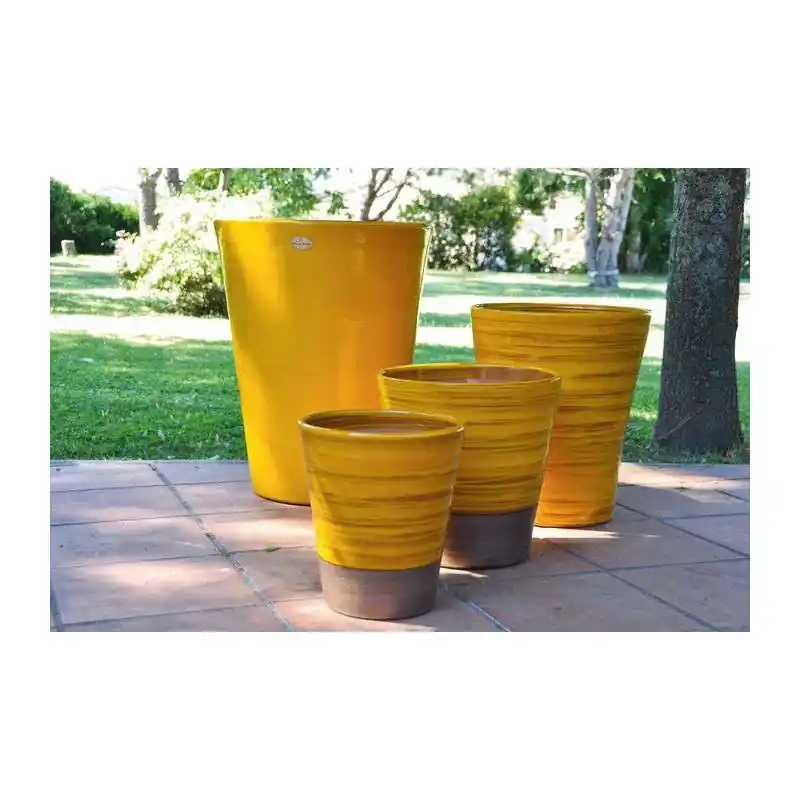 Bon Plan Pot sydney ibiza sunshine d25 h29, poterie d‘albi, fait en france