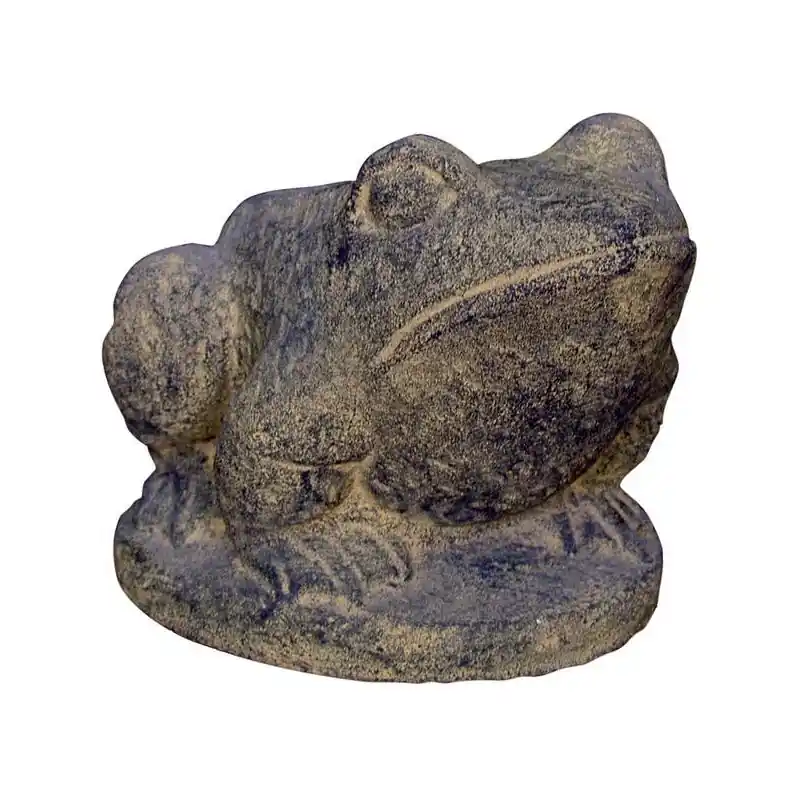 Top Vente GRENOUILLE FROG 13 BETON - Figurine Décorative en Béton Design Unique pour Jardin et Intérieur