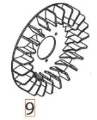 Ventilateur à volant 5324292-38 Pas Cher