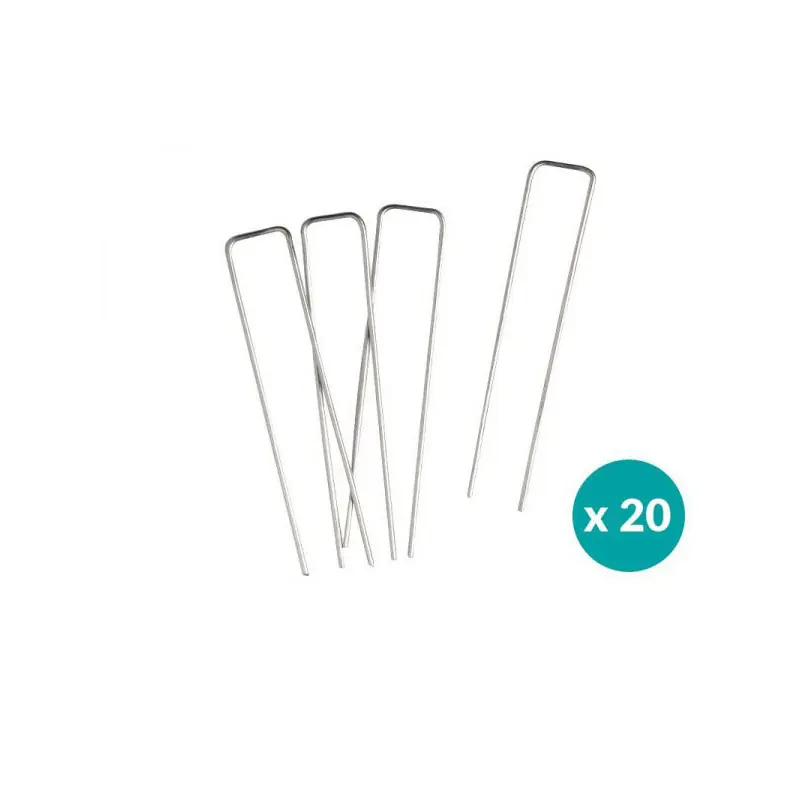 PETITES AGRAFES METALLIQUES 14x3cm /20 Haute Qualité