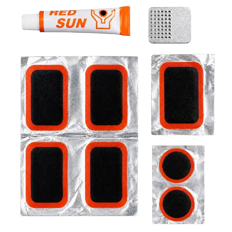 Must-Have Kit réparation pour chambre à air avec rustines et colle