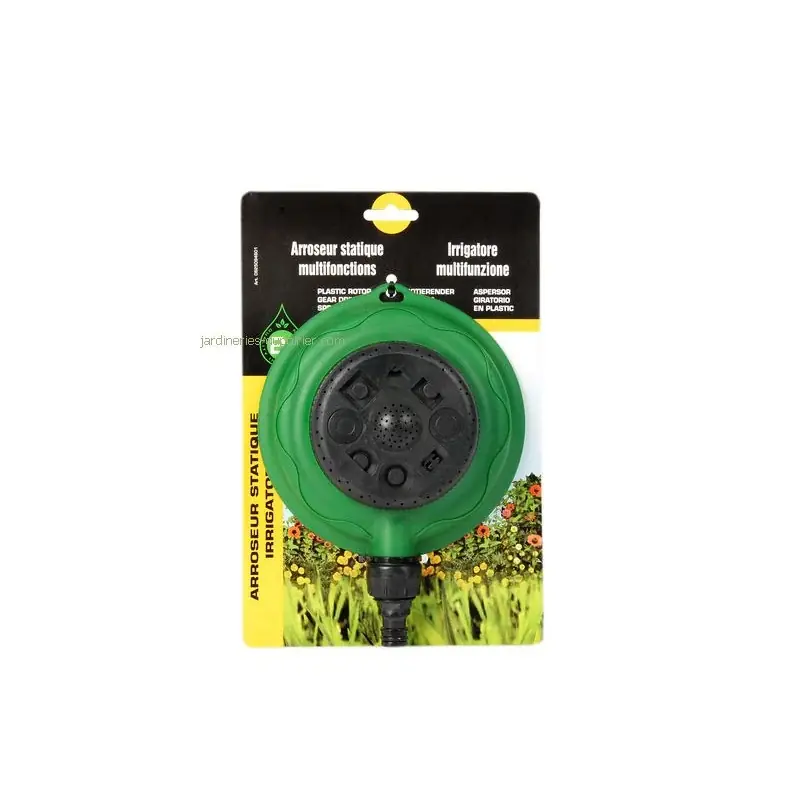 Jusqu&rsquo;à Épuisement Des Stocks Arroseur Statique 8 Fonctions Plein Cercle – Irrigation Précise pour Jardin et Pelouse