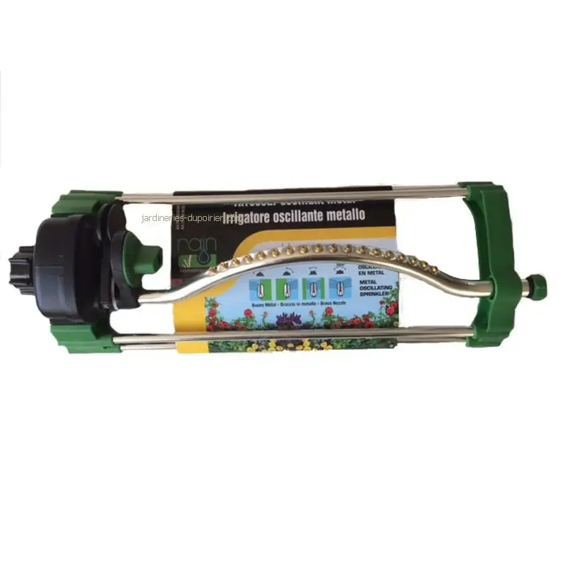 Soldes Arroseur Oscillant Métal 18 Buses Laiton -arrosage de surface